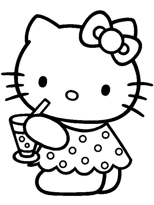 Hello Kitty kolorowanki